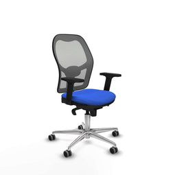 Piqueras y Crespo 2D086G0 - Bureaustoel - Verstelbare hoogte met armleuning - Blauw