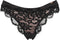 Hunkemöller Brazilian Lingerie - Kant en mesh - Zwart - maat L