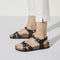 Birkenstock Kumba - Dames Sandalen - Gekruist bandje - Zwart - Maat 37