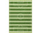 Voetbal vloerkleed - 190 x 133 cm - groen - kinderkamer