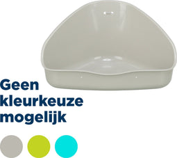 Trixie Hoektoilet - Assorti - Ruimtebesparend en hygiënisch - 16X12X7 cm
