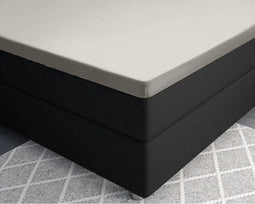 Primaviera Deluxe - Splittopper Hoeslaken - Katoensatijn 180 x 220 cm - Creme