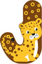 Small Foot - Houten Dieren Kinderletter - J