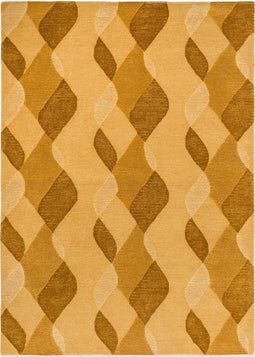 Vloerkleed Brink & Campman Decor Riff Straw Yellow 98206 - maat 200 x 280 cm