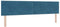 vidaXL - Hoofdbord - met - knopen, - tufted, - donkerblauw, - 200 - cm, - fluweel
