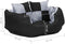 vidaXL - Hondenkussen - omkeerbaar - en - wasbaar - 65x50x20 - cm - grijs - en - zwart
