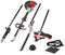 Scheppach MFH5200-4P - Multifunctionele Tuinmachine - 51,7 cc 4-in-1 - Zwart/Rood