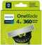 Philips OneBlade 360 Blade - Vervangmesjes - Dubbelzijdig - 4 stuks (QP440/50)
