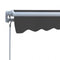 vidaXL - Luifel - handmatig - uittrekbaar - 300 - cm - antraciet