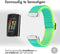 imoshion Elastisch nylon bandje - Geschikt voor Fitbit Charge 6, Charge 5 - Groen - One Size