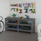 vidaXL - Werkbank - 110,5x50x80 - cm - massief - grenenhout