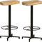 vidaXL - Barkrukken - 2 - st - 76 - cm - massief - mangohout