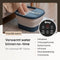 Brixy BR1925 - Voetenbad - Automatische Shiatsu-massage - Verwarmt tot 48°C - Blauw