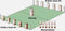 Eddy Toys Kubb-Spel - Kubb - Hout - met Opbergzak - Small