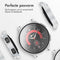 imoshion Screenprotector - Geschikt voor Samsung Galaxy Watch 4 40mm - Full Cover Hard Case / Beschermend Hoesje - Zilver