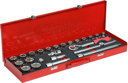 Gedore RED R69004024 3300006 Dopsleutelinzetset 24-delig