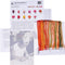 Thea Gouverneur - Borduurpakket met telpatroon - 523 - Voorgesorteerde DMC Garens - Oranje Triumph Tulp - Linnen - 34 cm x 36 cm - DIY Kit