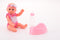 Baby Rose - Drink- en plaspop 25cm - Unisex (6 jaar en ouder)