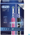 Oral-B Smart 4 4900 - Elektrische tandenborstel - Poetsdruksensor en 2 min. timer - Zwart (2 stuks)
