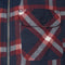 Life Line Peter Gevoerde Flanel Vest Heren Zwart/rood/wit Maat M