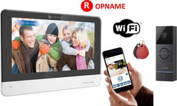 Byron DIC-23312 - Video deurbel set - 7" Monitor - 90⁰ Kijkhoek - 1m Zicht