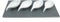 Amuse set - 5-delig - Porselein - Ovaal - Wit (5 stuks)