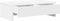 vidaXL - Monitorstandaard - met - lades - 50x27x15 - cm - bewerkt - hout - wit