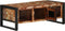 vidaXL - Salontafel - 90x50x36 - cm - massief - gerecycled - hout - meerkleurig