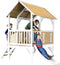 AXI Akela Speelhuis in Bruin/Wit - Witte Glijbaan - Speelhuisje voor de tuin / buiten - FSC hout - Speeltoestel voor kinderen