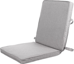 Stoelkussen Grijs 90 x 40 x 4 cm
