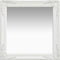 vidaXL - Wandspiegel - barok - stijl - 60x60 - cm - wit