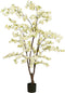 Mica Decorations Kunstbloem Blossom - 50x50x168 cm - Polyester - Creme