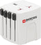 Skross World Adapter MUV Micro - Reisadapter 2-polig - Geschikt voor 150 landen - Wit