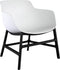PTMD Nicca White polypropylene leisure chair