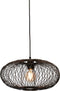 GOOD&MOJO Hanglamp Cango - Bamboe Zwart - Ø40cm - - Hanglampen Eetkamer, Slaapkamer, Woonkamer