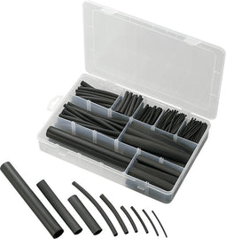 TRU COMPONENTS 1572181 Krimpkous assortiment Zwart Krimpverhouding:2:1, 3:1, 4:1, 6:1 302 onderdelen