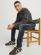 JACK & JONES Glenn Fox - slim fit jeans - Super Stretch - zwart denim