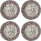 Laura Ashley Stockbridge Collectables Borden set van 4 - Kerstservies - Ø 18cm