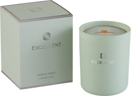 J-Line geurkaars Excellent - glas - muntgroen – medium - 50U