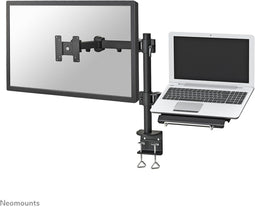 Neomounts FPMA-D960NOTEBOOK - Monitorarm met laptophouder - Geschikt voor 10-27" schermen - Zwart