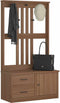 vidaXL - Halboom - SANDENS - 87x40x159,5 - cm - massief - grenenhout