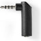 Nedis CAGP22980BK - 4-polige stereo-audioadapter - 90 graden hoek - Zwart