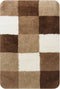Dutch House Badmat Brest - Badmat 60X90cm - Bruin - Antislip - Badmatten - Anti Slip Douchemat - Badkamer Mat - Snel Absorberend - Snel Drogende Badmat