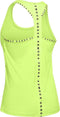 Under Armour UA Knockout Tank - Fitness Top Dames - Lime Fizz / Black - Maat S