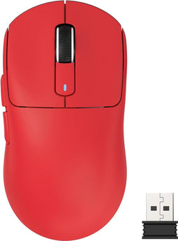 ATTACK SHARK X3 - Draadloze Gaming Muis - PAW3395 26000DPI 49G - Rood