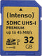 Intenso SDHC 32GB - Geheugenkaart UHS-I Class 10 tot 90 MB/s