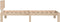vidaXL - Bedframe - massief - hout - 75x190 - cm