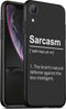 iMoshion Hoesje Geschikt voor iPhone Xr Hoesje Siliconen - iMoshion Design hoesje - Zwart / Sarcasm