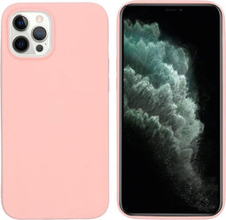 iMoshion Hoesje Geschikt voor iPhone 12 Pro Max Hoesje Siliconen - iMoshion Color Backcover - Roze