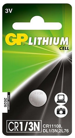 GP CR1/3N - Batterij - Lithium 160mAh - Aluminium